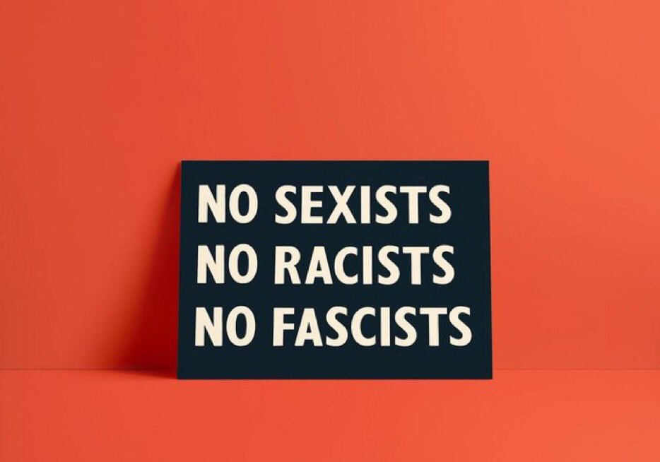 Thanks to everybody who bought the No Sexists No Racists No Fascists poster, now over £4150 raised for Glasgow refugee charity <a href="/Refuweegee/">Refuweegee 🧡</a>

Thanks again for your incredible support. 🙏

🛒🏴󠁧󠁢󠁳󠁣󠁴󠁿🇬🇧: tinyurl.com/yawere5e
🛒🇪🇺🌍: racheledunn.com/contact