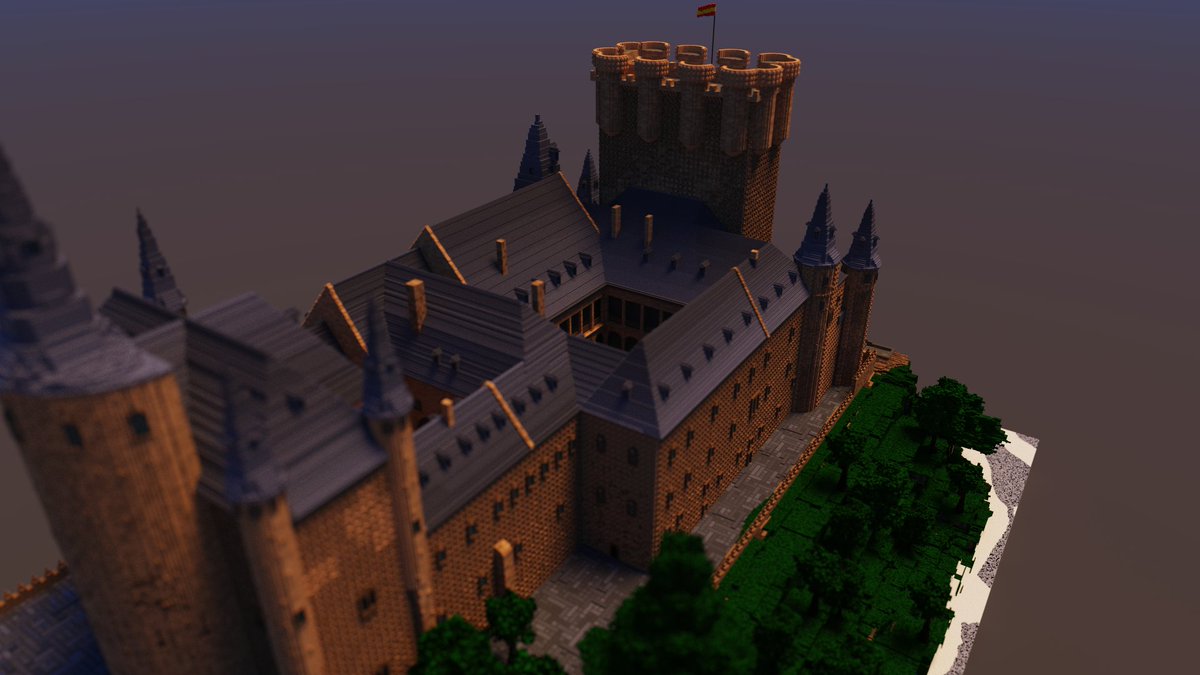 VoxeledCastles's tweet photo. Alcázar de Segovia, a beautiful castle in Spain I'm recreating! https://t.co/FrnxnWEcrn