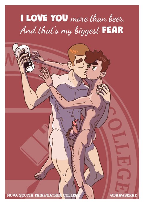 2 pic. I give you these lewdy Valentine's cards so you can send them to your beloved ones. #NSFW College