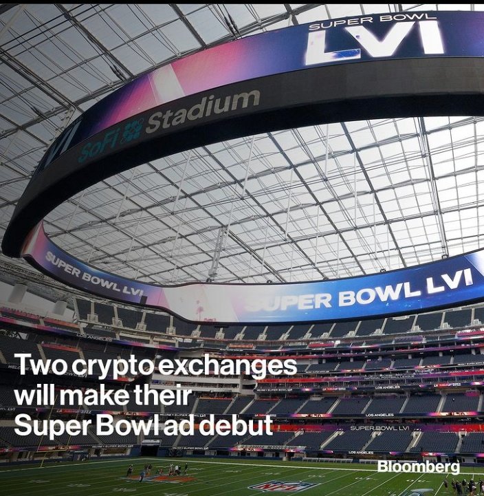 SPAInvestor's tweet photo. Duas grandes Exchanges (corretoras de crypto) farão inserções no horário do Super Bowl hoje a parti das 20:30.
https://t.co/wQSKKZexh5 e https://t.co/5EtcwbMUyH
#semvolta #crypto #masadadigital https://t.co/qRDgSc7oZG