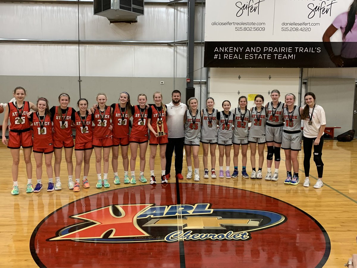 AllIowaAttack's tweet photo. Congrats to our 4th, 5th, 6th, 7th and 8th for bringing home the State Championships this weekend! 6th and 7th played each other in the championship. Great weekend for our program! #AttackFamily https://t.co/P93H8yDC17