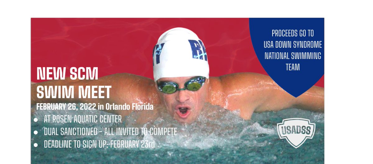 USADSSwim's tweet photo. REGISTRATION IS OPEN for the Journey's Classic Short Course Meters (SCM) Swimming Meet at #RosenAquatic in Orlando, Florida on February 26, 2022. Register Today! #mastersswimming #usaswimming  https://t.co/B939pOz8a6. https://t.co/mX1w9kOP6s