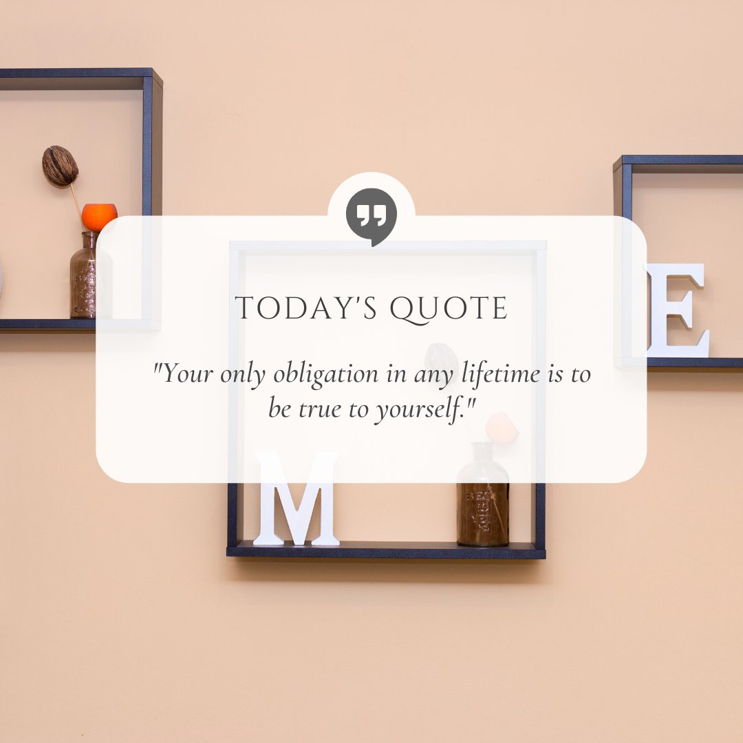 CitySunflower's tweet photo. Today's Quote...your ONLY obligation in life is to be true to yourself

#todaysquote #betruetoyourself #sundayvibes #sunday #inspirationalsunday https://t.co/zJfAgKWqaK