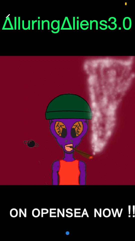 _AlluringAliens's tweet photo. ΔlluringΔliensNFT
 
0.001 Floor - Polygon ⛽️ Free

Link in bio 

#nft #nfts #nftart #nftcommunity #nftcollector #nftcollection #nftartist #nftcollections #nftcollectible https://t.co/cbsHAl0xxD https://t.co/RORerQrftc