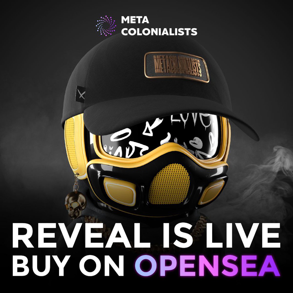MetaColonyClub's tweet photo. ❤️THE REVEAL IS FINALLY LIVE! ❤️
Everyone please go to OpenSea to check which MetaColonialist they got!
#metacolonialists #metacolony #nft #nftart #nfts #nftcommunity #nftcollector #nftartgallery #nftcollectibles #nftdrop https://t.co/ibsTGfUfLQ