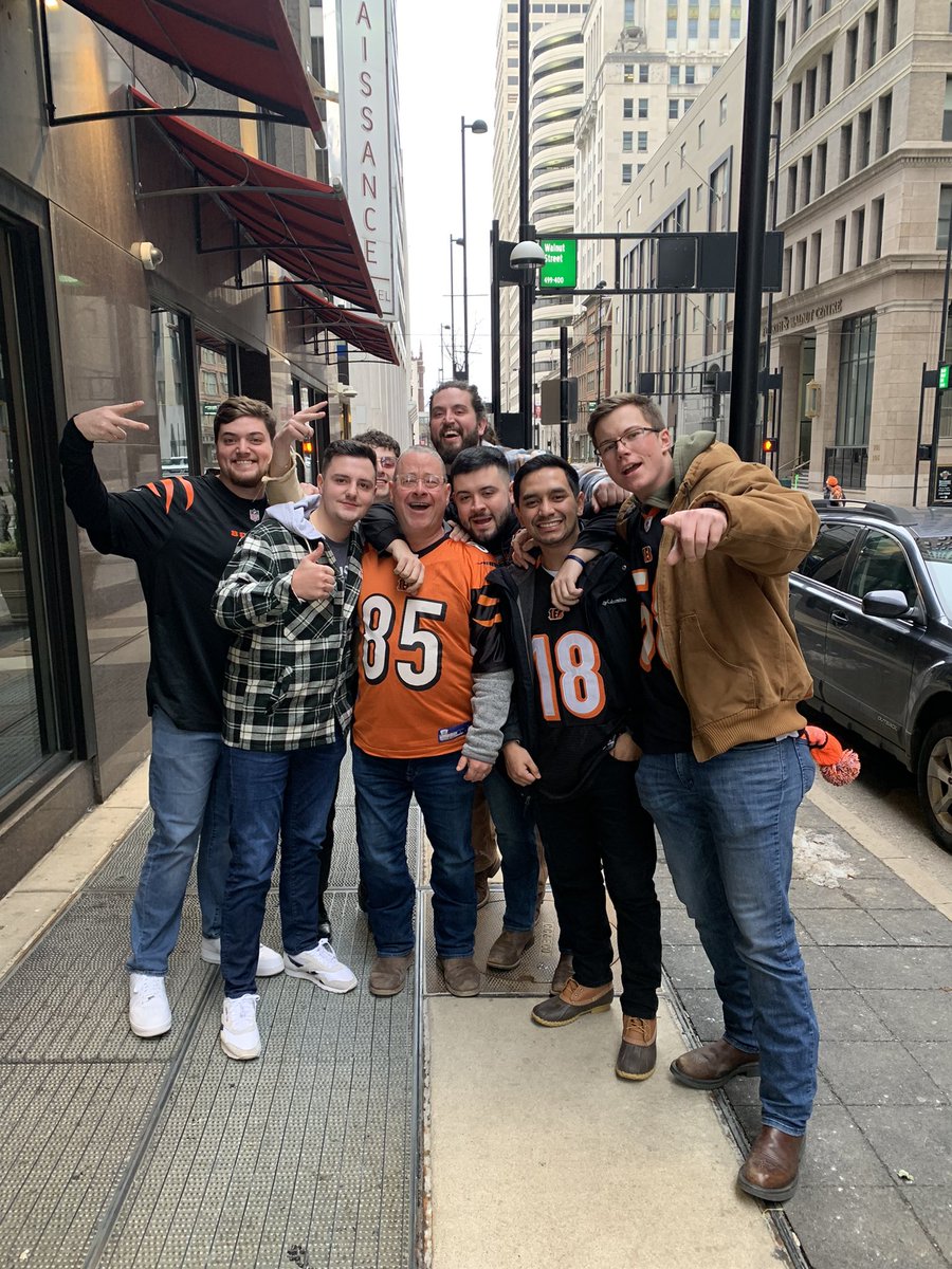 These guys wanted a picture. I wouldn’t sign autographs #WhoDey