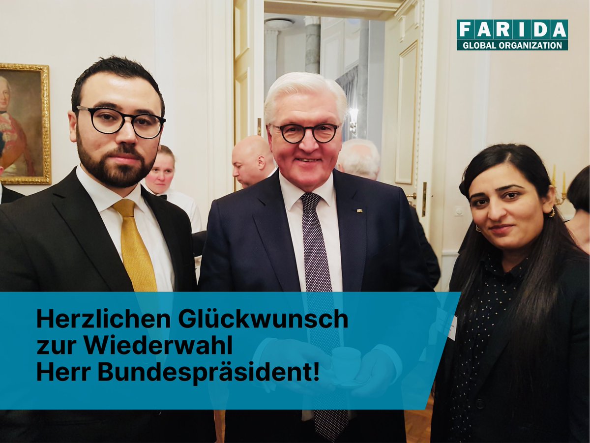 Herzlichen Glückwunsch zur Wiederwahl Herr Bundespräsident! #Steinmeier.