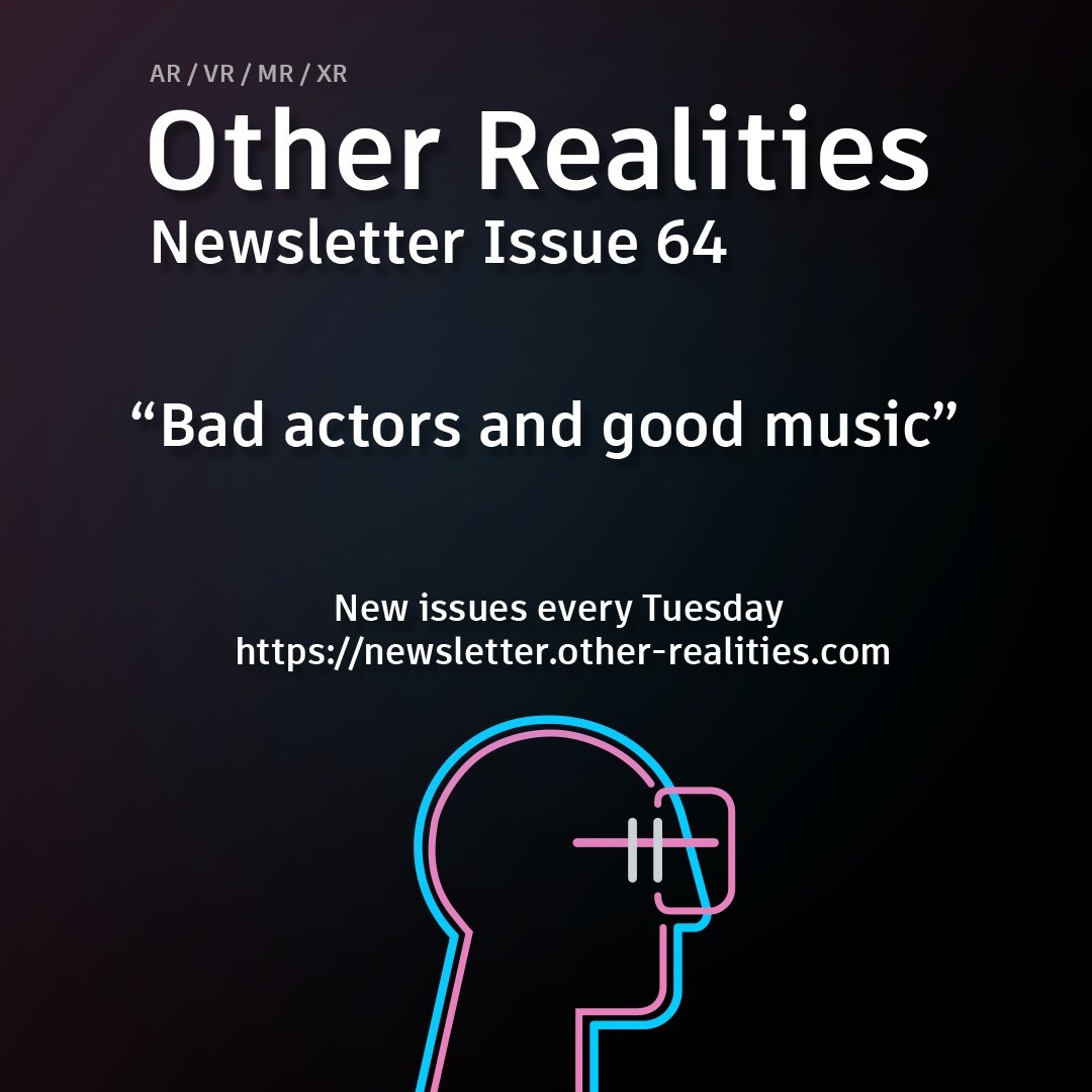 RealitiesOther's tweet image. #issue64 is out and we're sharing some of the ways good tech is used to do bad things

zpr.io/GmP2HVxCyVYP
.
.
.
#otherrealities #newsletter #otherrealitiesnewsletter #vr #ar #mr #xr