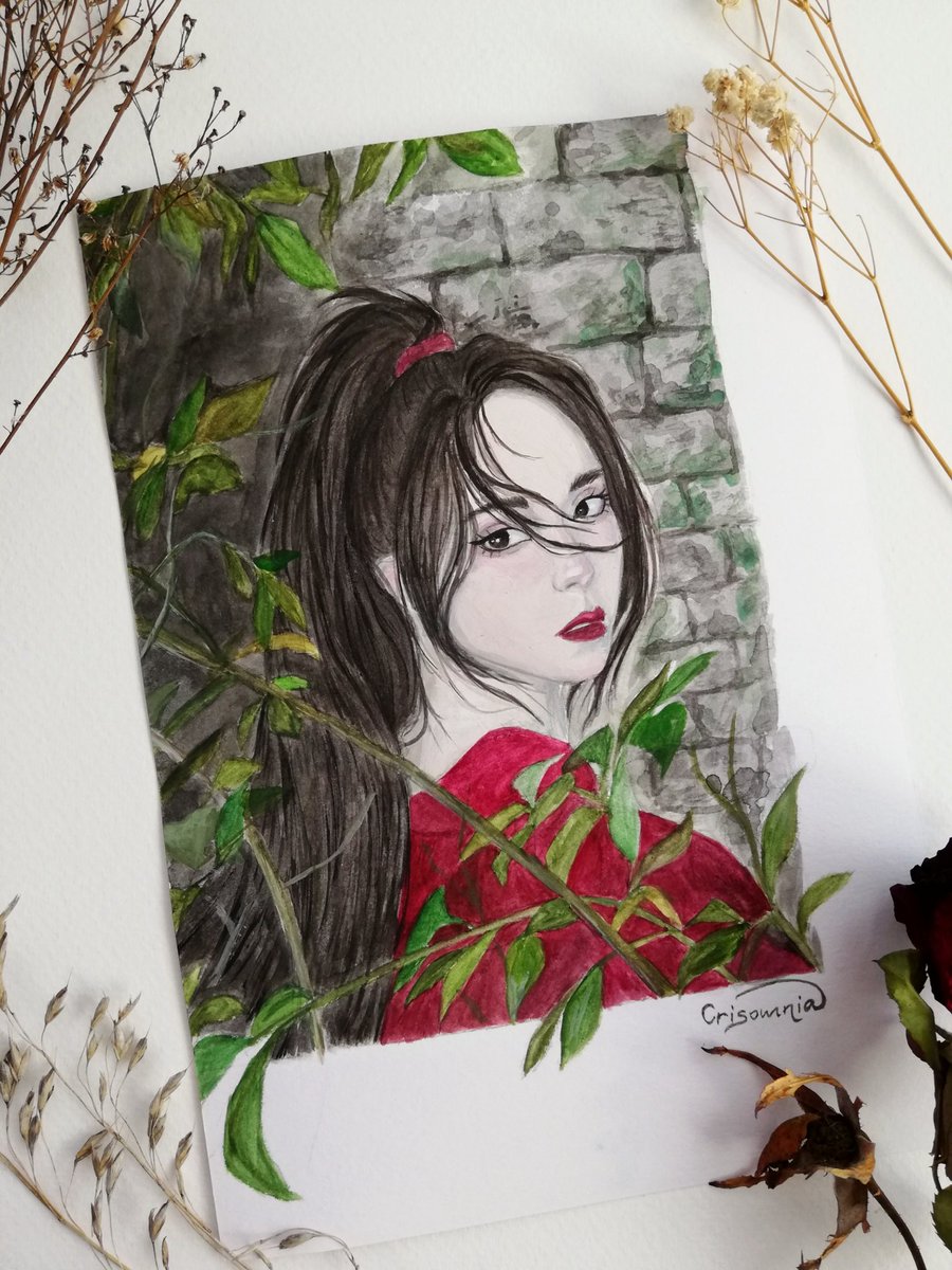 crisomnia's tweet photo. @ace_of_dragons Thank you for the artshare 💖 Hi, Im Crisomnia and I love to paint fantasy illustrations and portraits with watercolors! https://t.co/bzMKo4DLEb