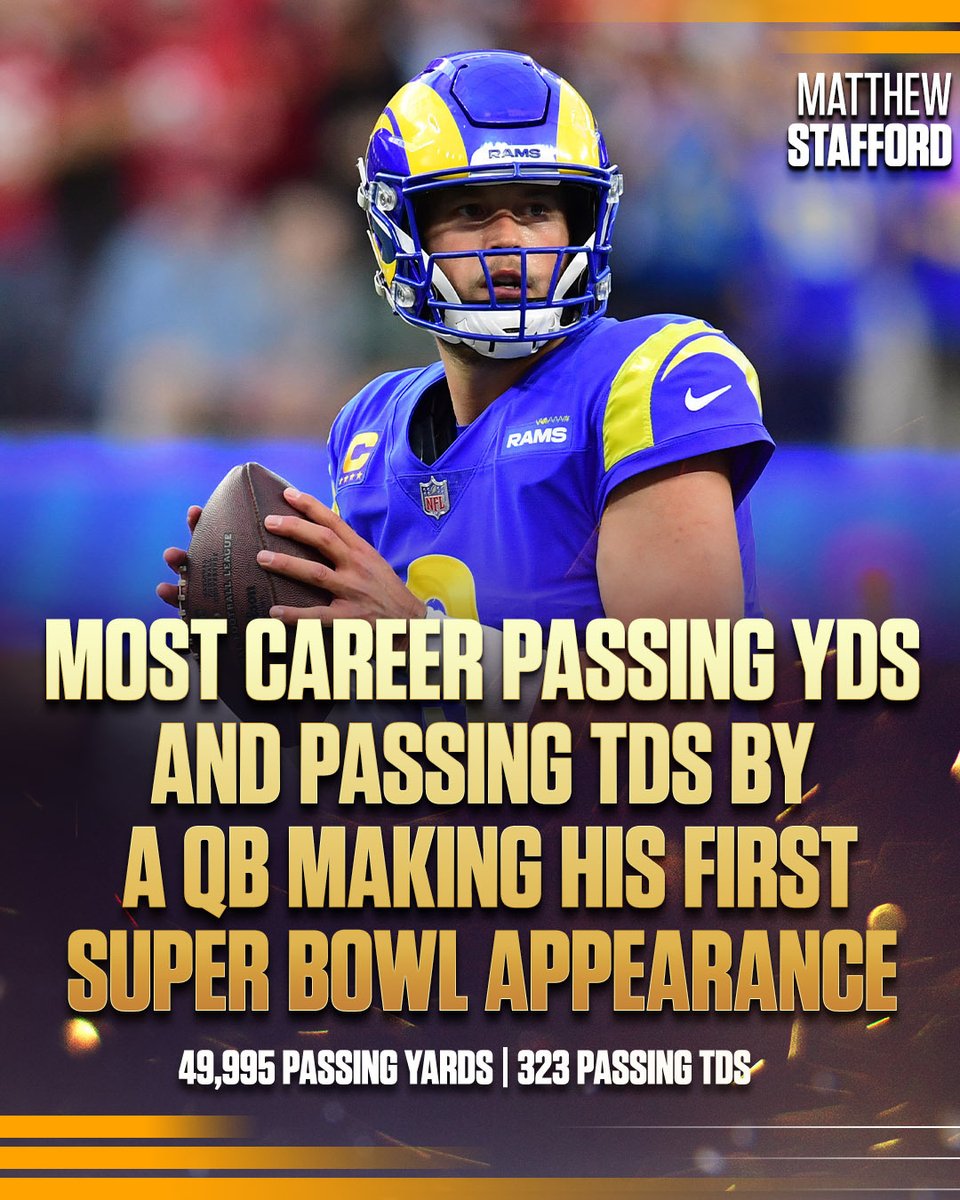Matthew Stafford deserves this moment. 💪

#RamsHouse | #SBLVI