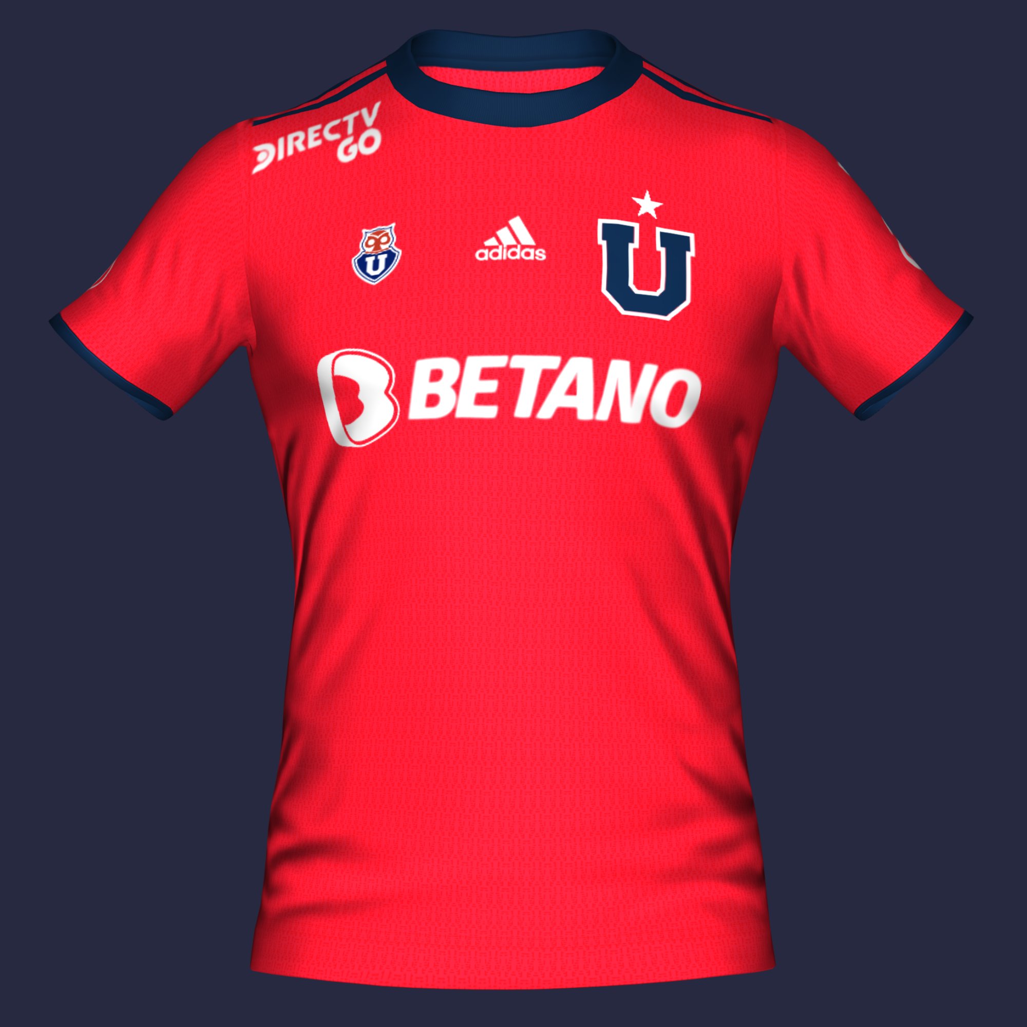 Camiseta roja u de chile sale