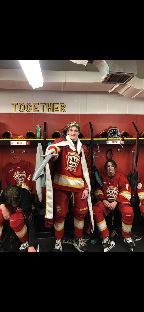 Today’s King of the Game is AIDAN LAROSE in a 7-2 WIN!  Rosy notched 4 goals and the hats were flying in the second period with the natural hatty!

Next up the <a href="/aaabuffs/">Calgary Buffaloes U18 AAA</a> at Father Favid Bauer on February 19 at 2:15.

<a href="/nwcaahockey/">NWCAA</a> <a href="/AEHL_HA/">Alberta Elite Hockey League</a>