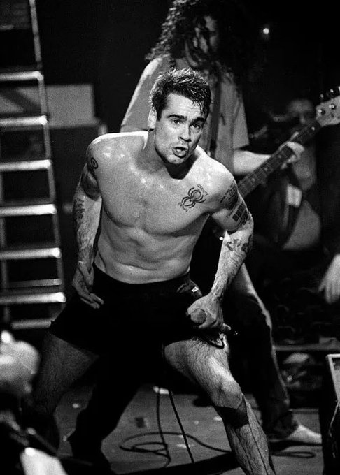 Happy Birthday Henry Rollins many thanks for getting me into hardcore and for inspiring my thigh piece 