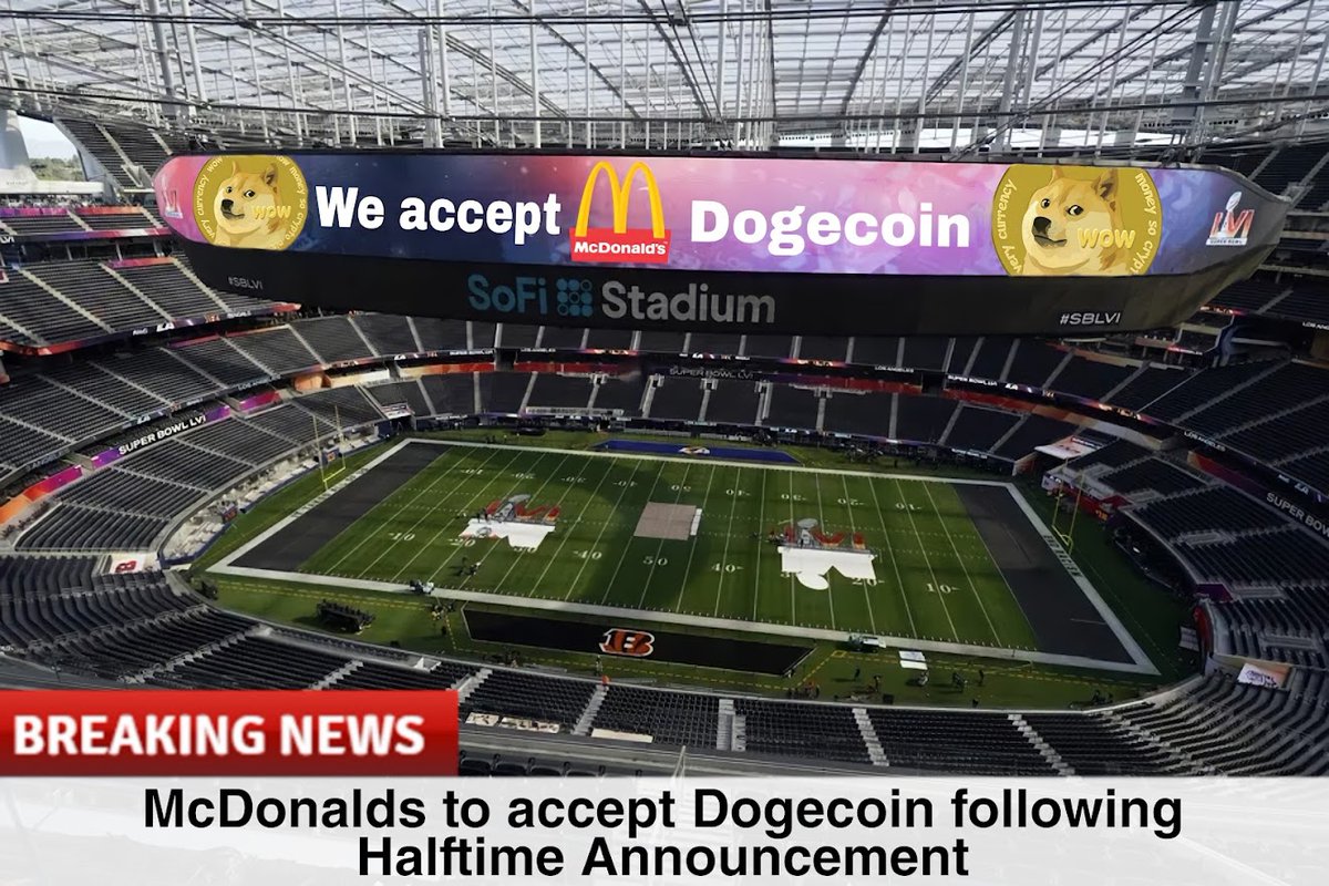 MilgateTyler's tweet photo. Get ready for some tendies 👌 
#dogecoin #Doge #SuperBowl https://t.co/elzXkW2foJ