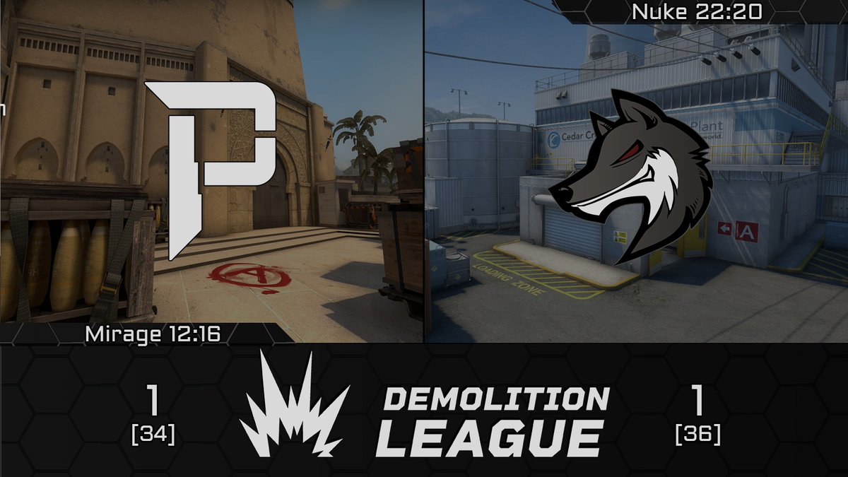 #ESLMby99DMG 

Am 1. Spieltag der neuen ESL Meisterschaft by <a href="/99DAMAGEde/">99Damage</a> teilen wir uns die Maps mit  <a href="/FoXRaiDGaming/">FoXRaiD Gaming 🦊 @ GamescomLAN</a> Execution. Damit stehen wir nun 1:1 und hoffen in der nächsten Woche auf ein 2:0!

#goPryrix
