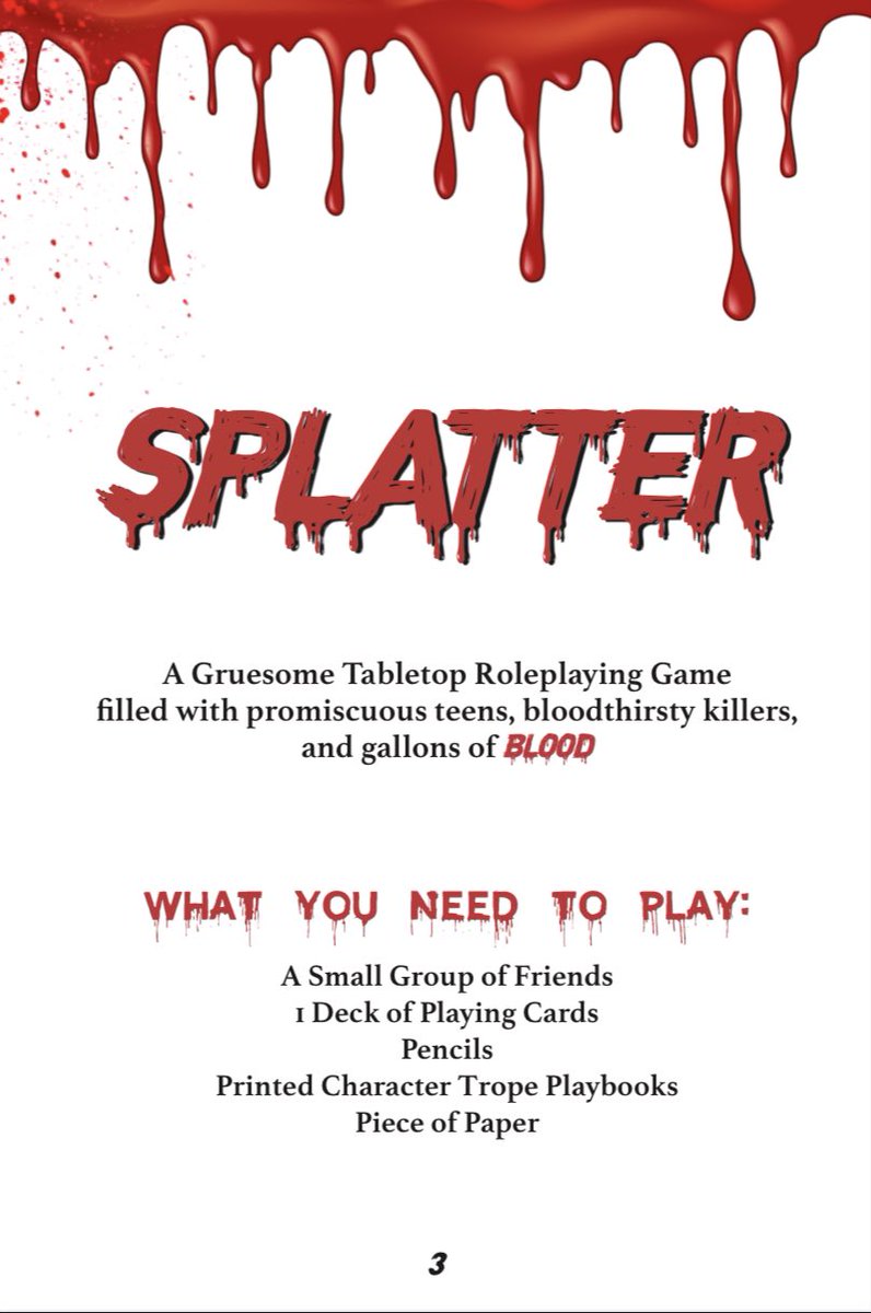 PTH_Official's tweet photo. Who’s familiar with the #NoDiceNoMasters system? I would LOVE some feedback on my horror/slasher inspired #ttrpg based on the system. Let me know and I’ll send it to you. 

#ttrpg #TTRPGs #ttrpgfamily #ttrpgdesign #RPG #rpgdesign https://t.co/XoZVg0gY9t
