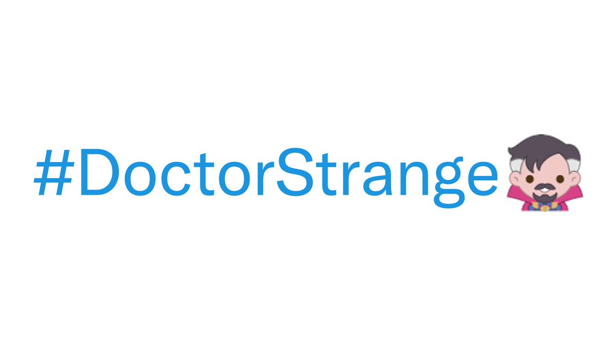 'Doctor Strange in The Multiverse of Madness' ganhou emojis nas TAGS.

#DoctorStrange
#ScarletWitch
#ChristinePalmer
#AmericaChavez
#Wong
#MultiversoDaLoucura
#AFeiticeiraEscarlate https://t.co/EPQjuQtQqC.