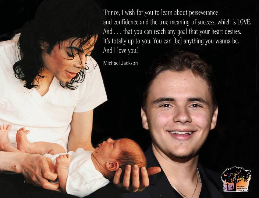 Happy Birthday to a young man who continues to make his father very proud! Prince Jackson. 25 today! 