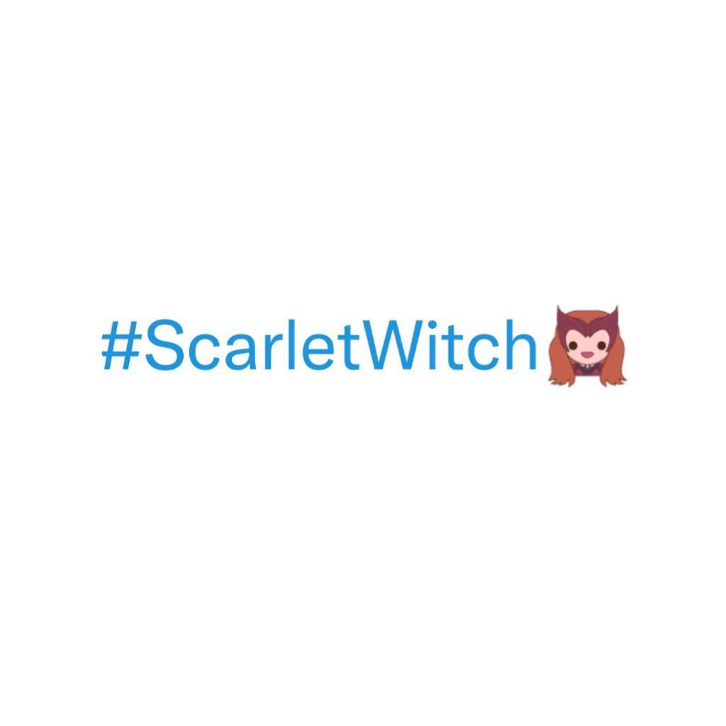 MaximoffCentral's tweet photo. The #ScarletWitch now has her own emoji!! https://t.co/Tqj6vAe9u4