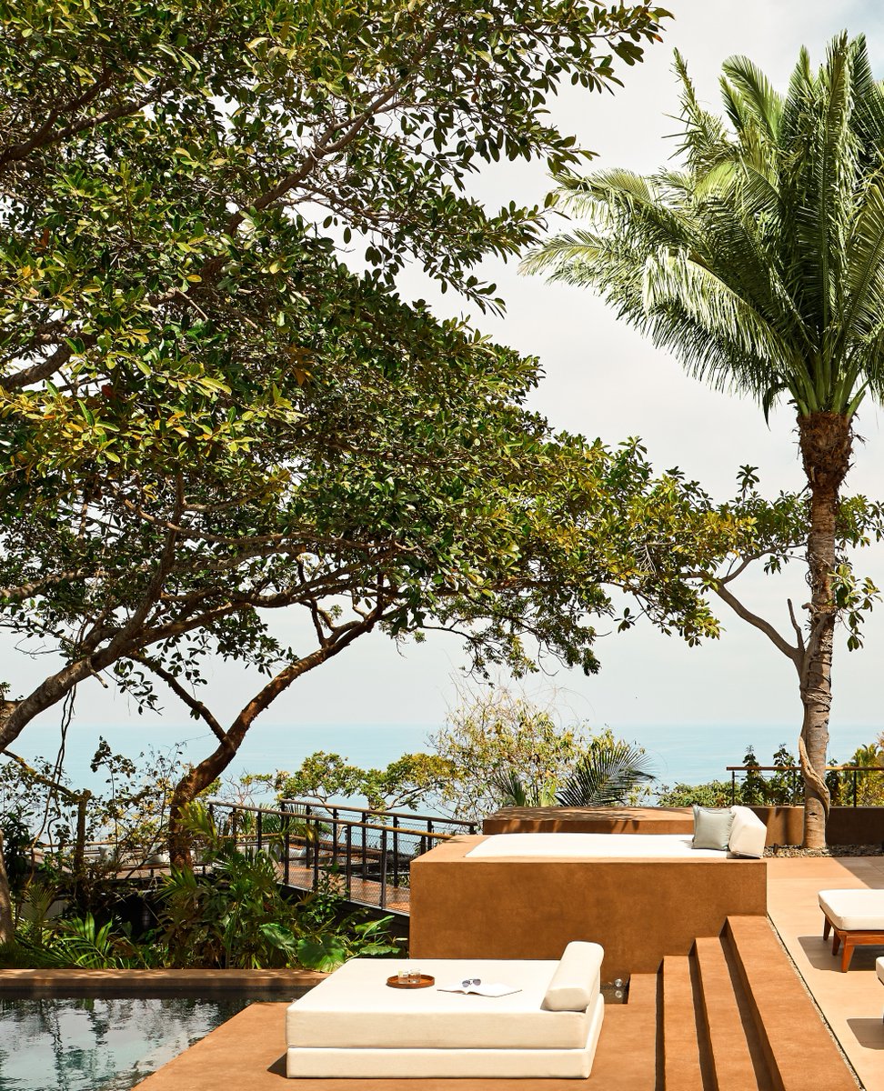 Villa with a view. 🌴 Visit bookhuman.travel to have one of our real human travel advisors VIP your stay at One&amp;Only Mandarina’s exquisite two-bedroom, three-story “Villa One” in Nayarit, Mexico.