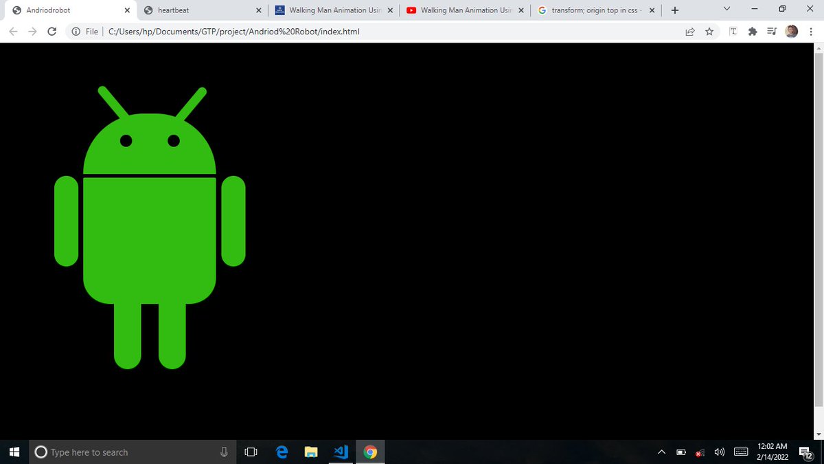 sem_sem__'s tweet image. Day 6/100
 I have my android logo ready and its much easier than I taught.
I also took time to study the CSS flex box model. I'm sure to come up with something from my study.
#100DaysOfCode #rocketsoftware