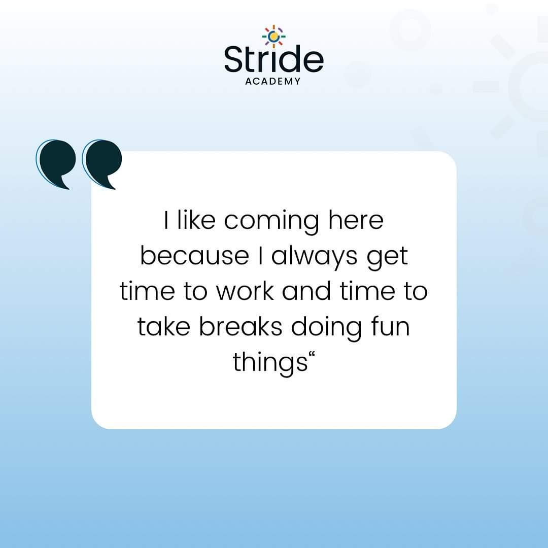 This pretty much sums up how we run our sessions — work hard, play hard! #StrideQuotes #HappyRelaxedEngaged #ygk