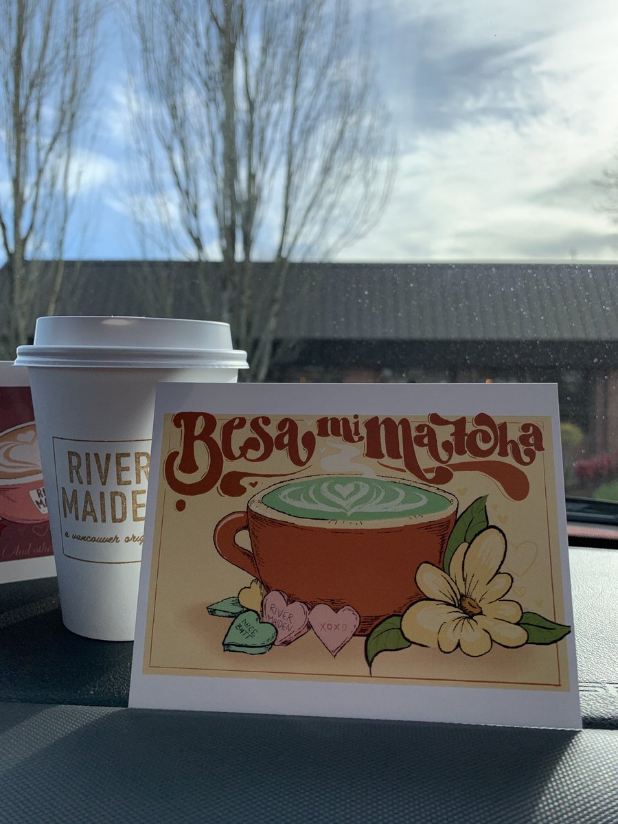 NancyPettit's tweet photo. Awesome afternoon!! Went to the drive-through for a cuppa fortification and the car ahead paid for our coffee! When our caffeine perfection was handed through the window, we received a Valentine! #feelingthelove ⁦@RMCoffee⁩ ⁦@River_Maiden⁩ https://t.co/0AJFaNm8fE