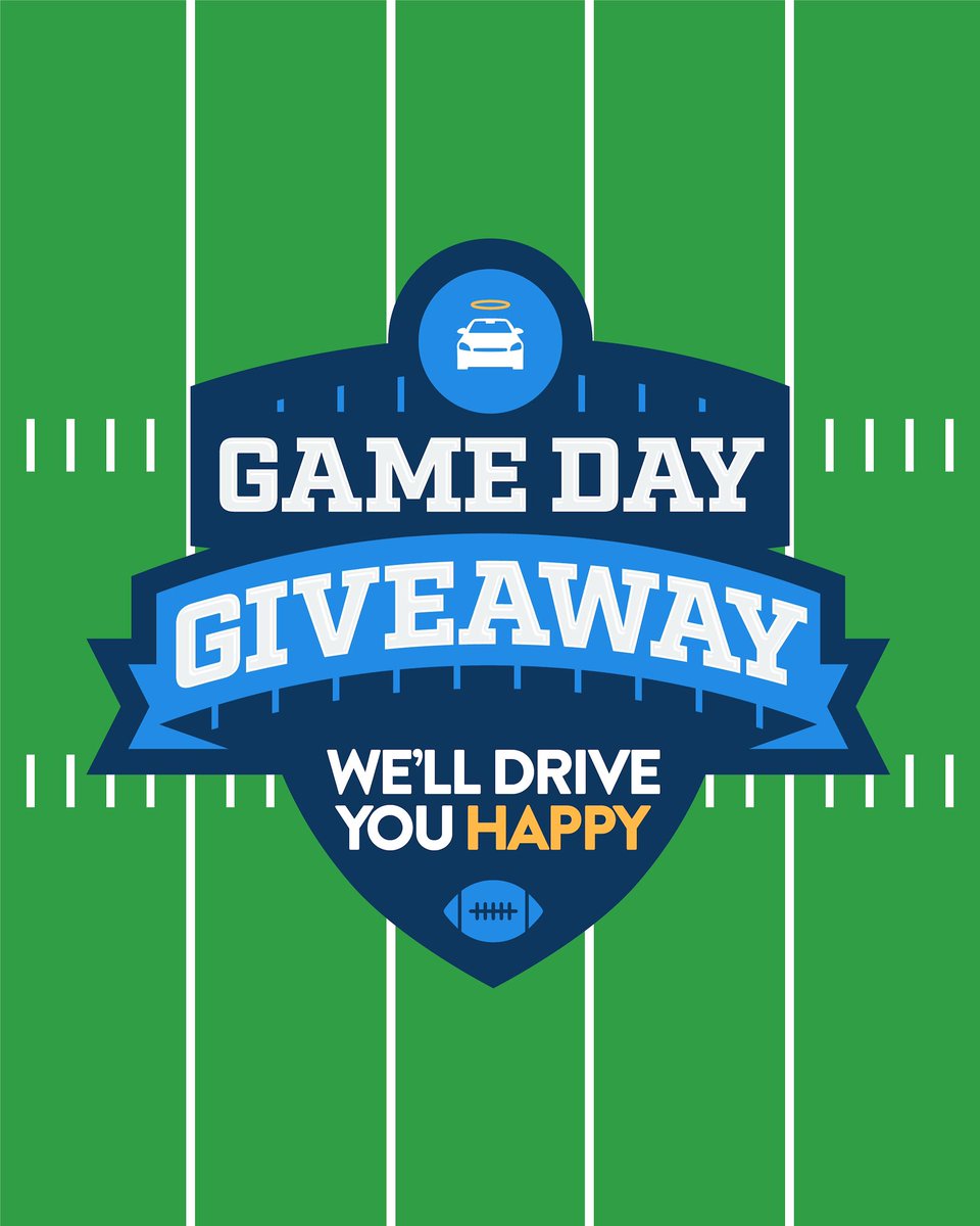 Carvana's tweet image. Introducing WE’LL DRIVE YOU HAPPY: GAME DAY GIVEAWAY. Cars can #DriveYouHappy . So, we’ll tweet about each car during the game. Simply RT one of our tweets for a chance to win a prize. #CarvanaSweepstakes No Pur Nec, U.S. 18+, Ends 02/14. Rules: bit.ly/WDYHGDG