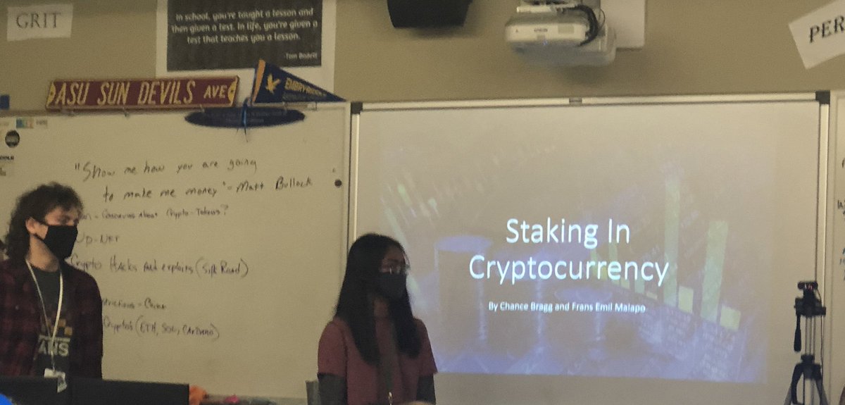 At MET,  we presented multiple different parts of cryptocurrency, from wallets in cryptocurrency, DeFi, smart contracts and more. #PeoriaMET #PeoriaMETTech
