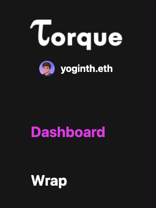 Welcome, <a href="/torque_money/">Torque, τ</a>, to the ENS ecosystem! Congrats on adding ENS username and avatar support 👏👏👏

torque.money