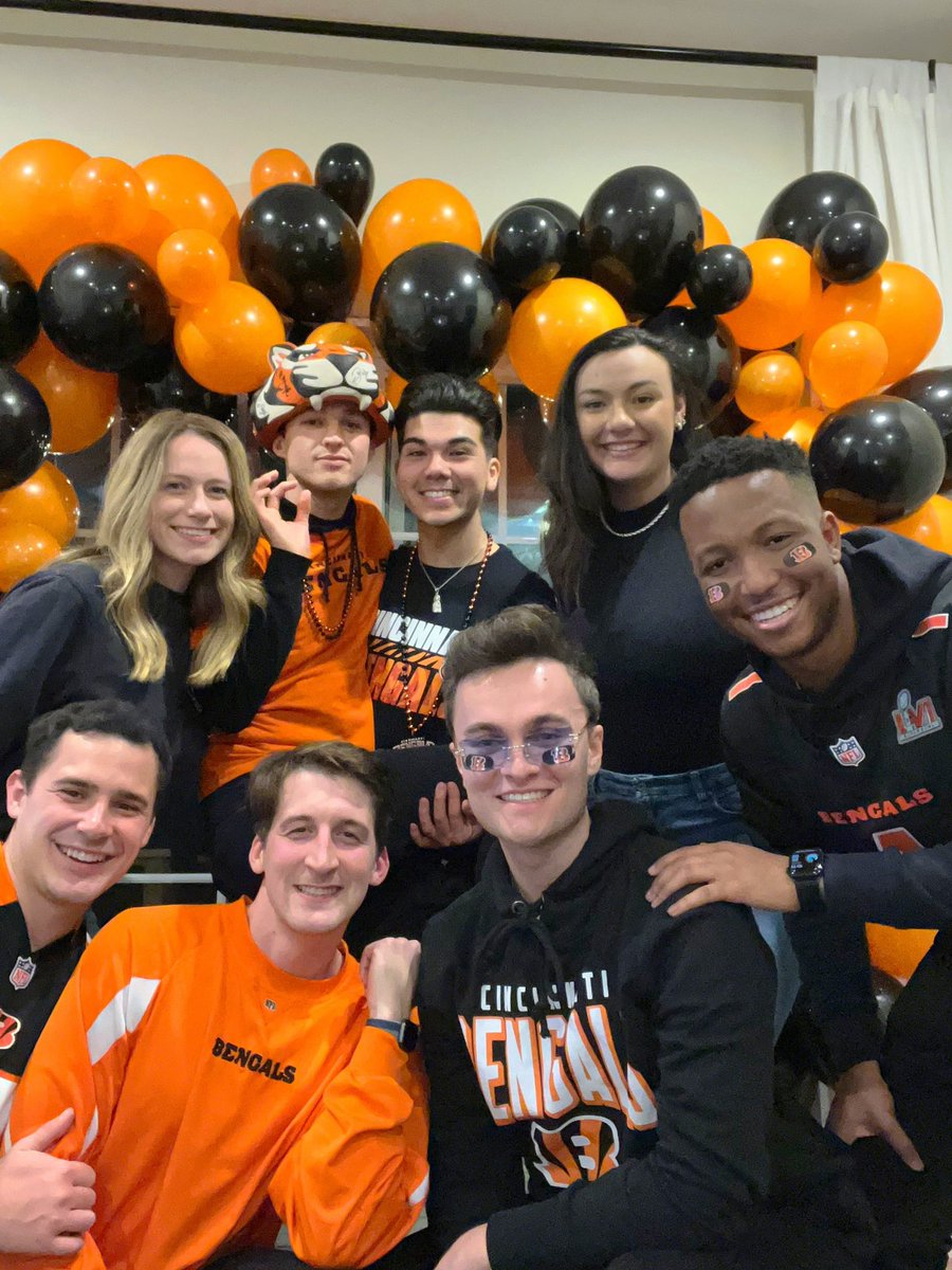 Supporting my city with my people.