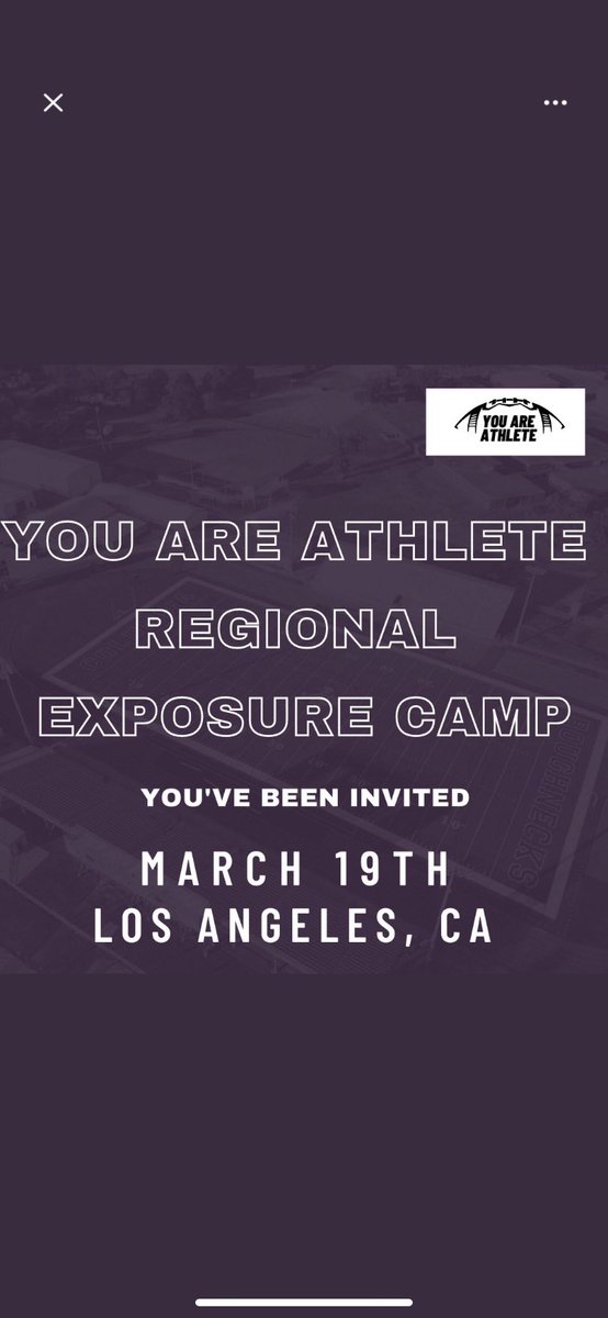 Thankful for the invite <a href="/youareathlete/">You Are Athlete</a> <a href="/AdelantoFB/">Adelanto Football</a> <a href="/LuugaToa/">Toa Luuga</a> <a href="/CoachGriffWins/">Griff</a>