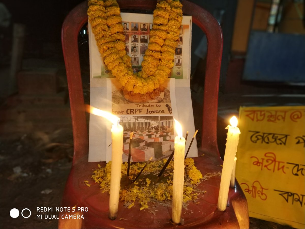 SubhranilNag's tweet photo. পুলওয়ামা হামলায় শহীদ ভারতমাতার বীর জওয়ানদের কোটি কোটি প্রণাম এবং শ্রদ্ধাঞ্জলি।
#BlackDayofIndia 
#BlackDayForIndia 
#PulwamaTerrorAttack
#PulwamaAttack https://t.co/rmJodCzsaO