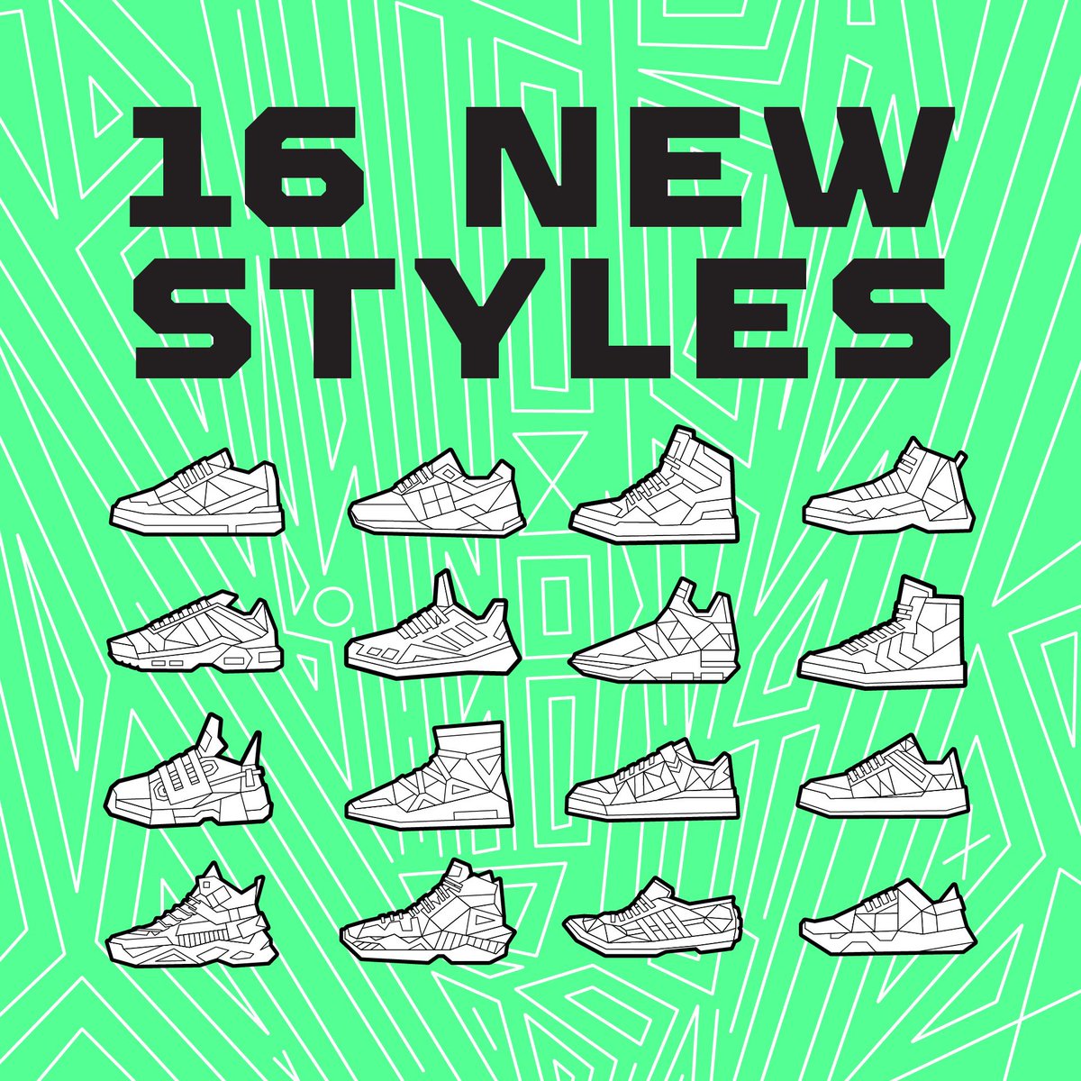 Stepnofficial's tweet photo. 16 new Sneaker styles have been added to the app. https://t.co/JcTzenNvFe
