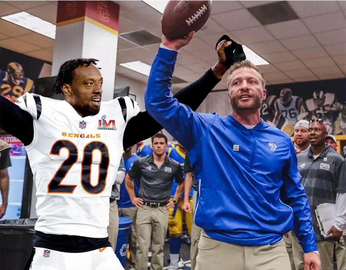 Awesome moment in the Rams locker room after the game as Sean McVay awarded Eli Apple with the game ball