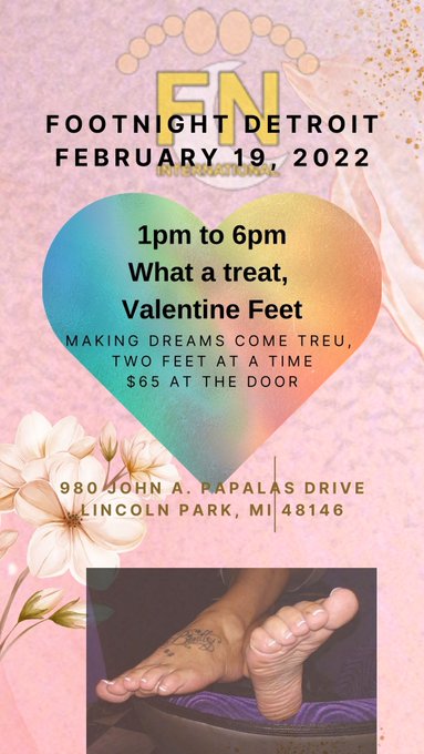 #detroitFootNight  Get your seat at her feet. https://t.co/AuhaONHqp8<a href="/tag/detroitfootnight"class="tags">#detroitFootNight</a>