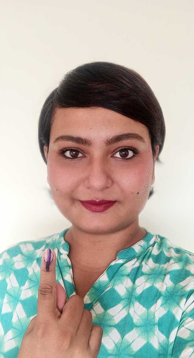 As a proud voter of 14-St. Andre Constituency, North Goa, I have done my duty to vote today. 
I urge everyone to come out in large numbers, vote for change, vote for Indian National Congress <a href="/INCIndia/">Congress</a>.
<a href="/INCGoa/">Goa Congress</a> <a href="/dineshgrao/">Dinesh Gundu Rao/ದಿನೇಶ್ ಗುಂಡೂರಾವ್</a> <a href="/PChidambaram_IN/">P. Chidambaram</a>