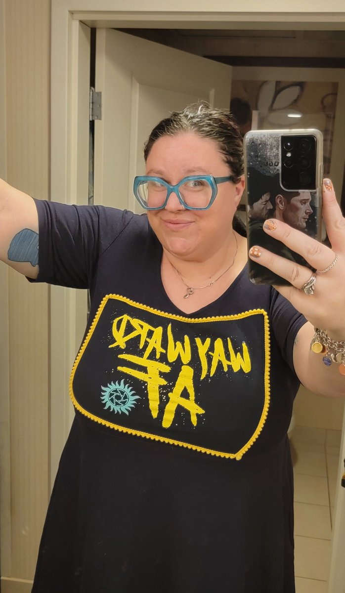 holdtheday's tweet photo. I'm so excited with this dress @WhatFishie sent me!!!!!  Thanks again!!!!!
 *whispers* it even has pockets 
#WaywardAF
#WaywardForever https://t.co/wNp3mBr5Ws