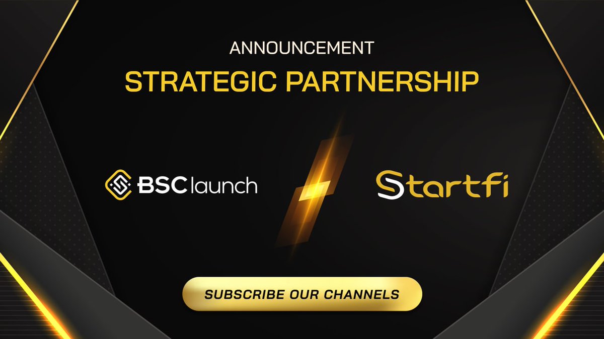 🧩 @BSClaunchorg announced partnership with @StartFinance 🧩 #Startfi utilize the user-first approach in delivering the crypto world 🔽 LEARN startfi.io #DeFi #Definews