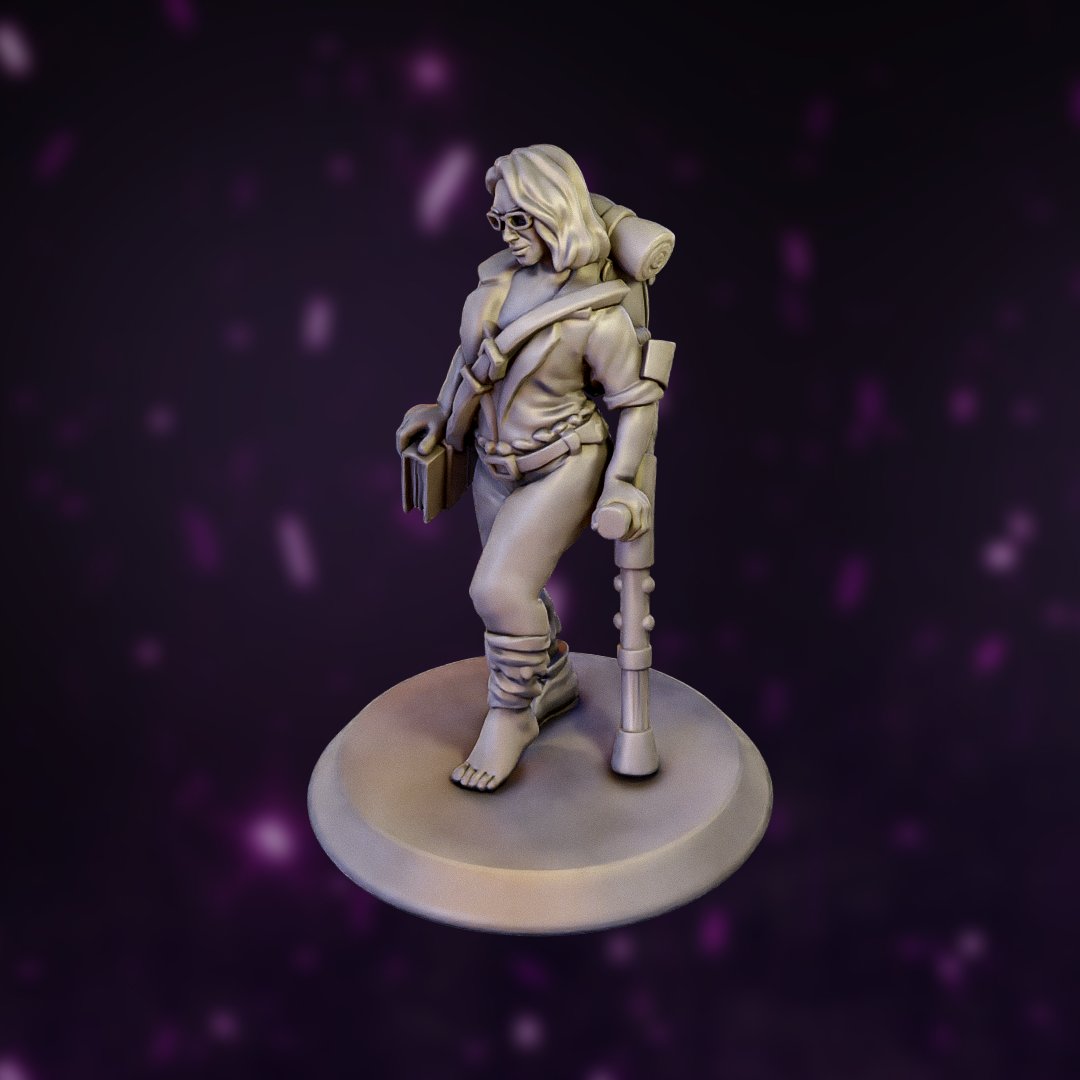 Dr. Sarah Redwoode - Arcane Scholar

View &amp; customize this mini - anvl.co/collection ⚒

#dungeonsanddragons #roleplayinggame #dungeonmaster #dnd5e
#3dprinter #3dprinting #3dprinted