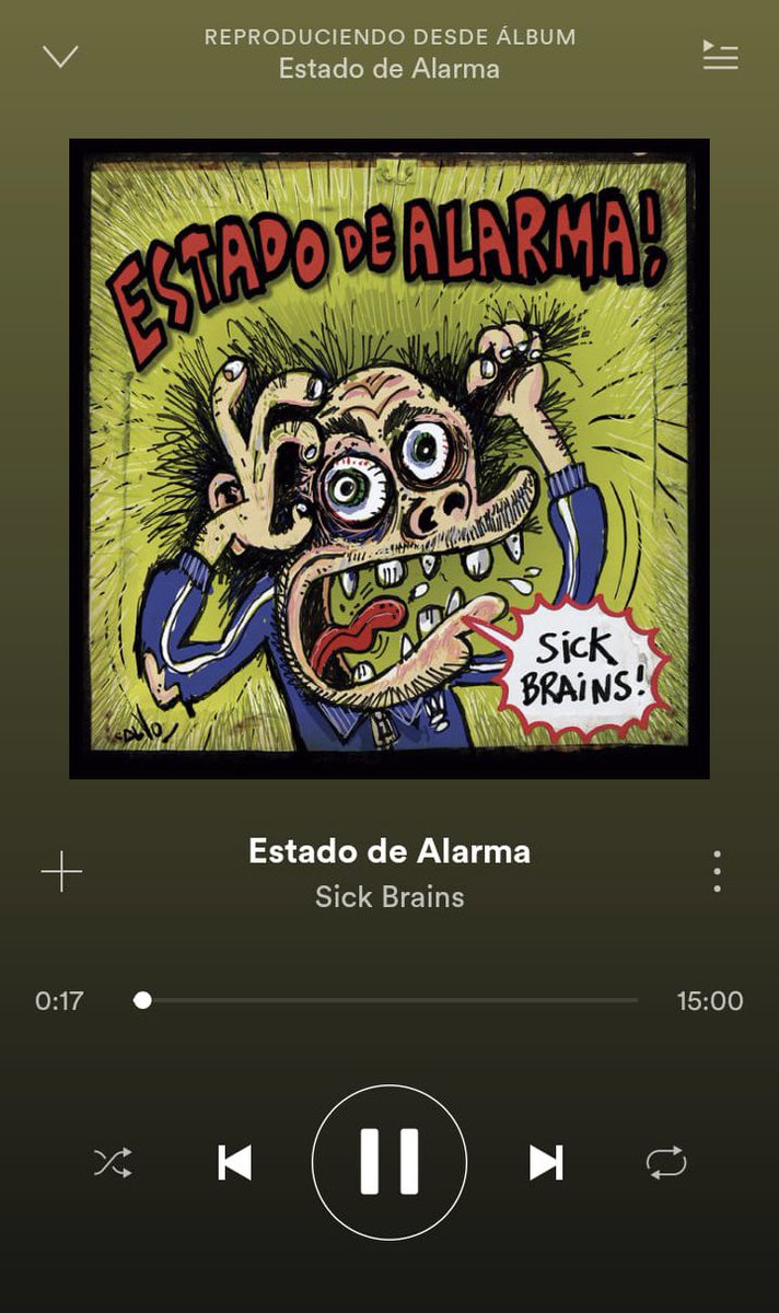 SickBrainsRock's tweet photo. ESCUCHA YA EL NUEVO EP DE @SickBrainsRock “Estado de Alarma” 🚨 #youtube #spotify #plataforms #onesong #15minits https://t.co/e4Adhu2kYc