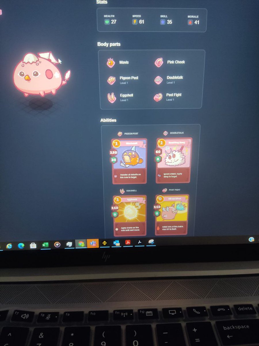 Sora19_ZKN's tweet photo. Looking for student to be a scholar for my bird plant plant axie team below.

1.Comment why you should be chosen
2. Like and retweet this post :)

@AxieInfinity 
#AxieScholarship https://t.co/rbXowQ9wCf