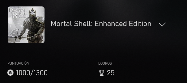 Machicho's tweet photo. #Xbox #MortalShell 

costo un poco terminarlo al 100% ahora por el DLC aunque ya no es parte de la historia. https://t.co/lIczgNek70