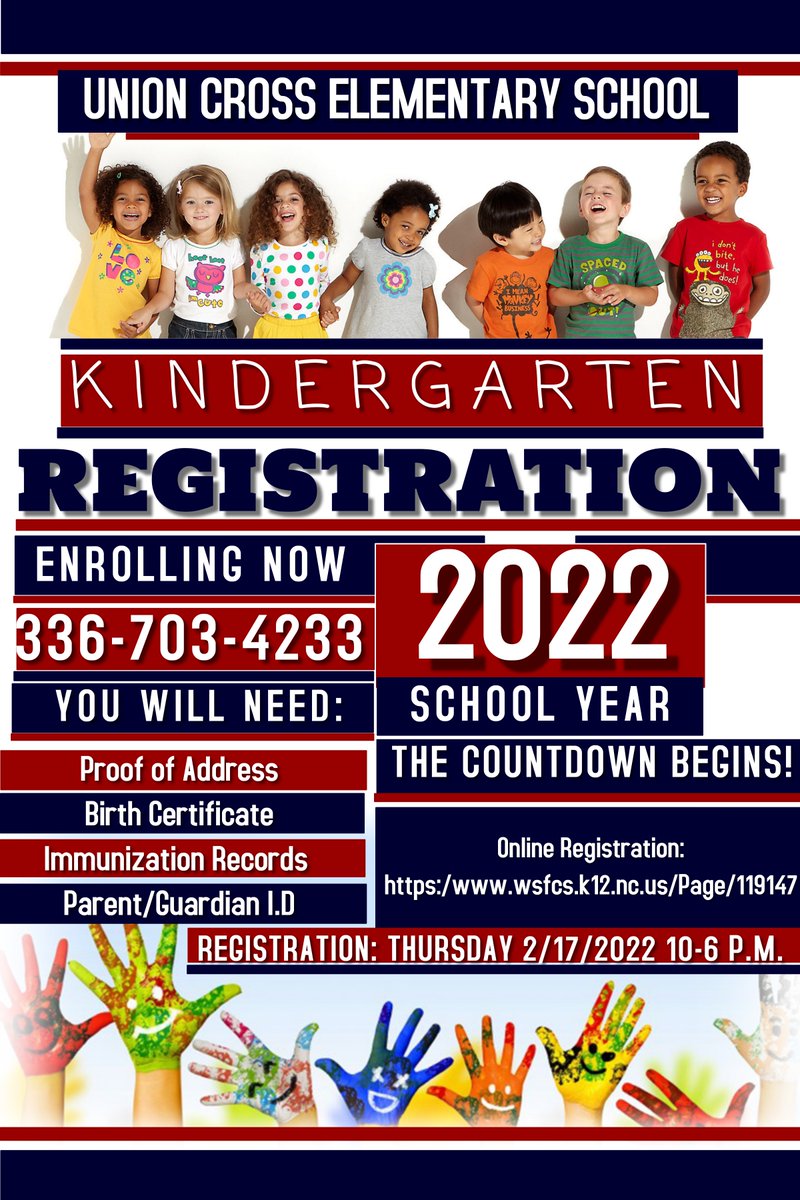 It's time for Count Down to K! <a href="/wsfcs/">WS/FC Schools</a> <a href="/PrincipalUCES/">Mrs. Stockton Ed.S</a>