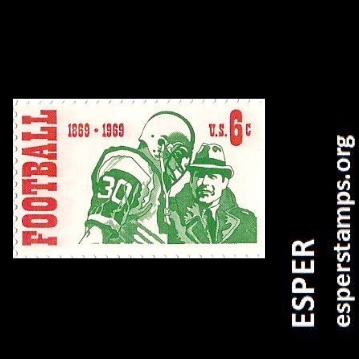 ESPERstamps's tweet photo. The first intercollegiate football game in the US was played on 11/6/1869 between Rutgers College and the College of New Jersey (later named Princeton). The first #SuperBowl , which featured the #AFL Kansas City Chiefs and #NFL  Green Bay Packers was played on 1/15/1967. https://t.co/ZMBUJ5RhId