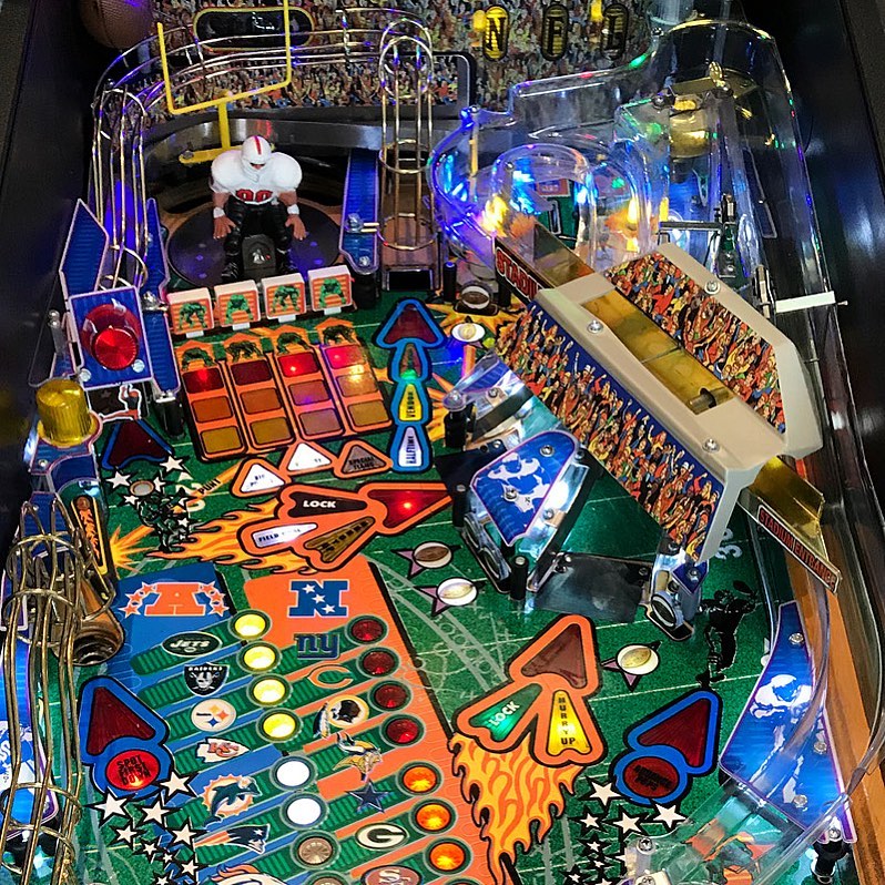 sternpinball's tweet image. Just sitting here watching the big game. 😅