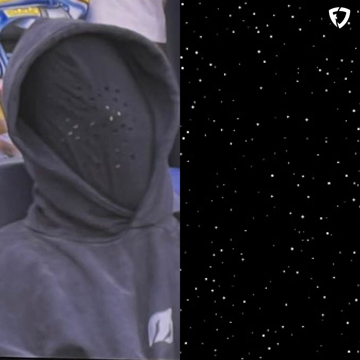 FanDuel's tweet photo. Ye watching the halftime show: https://t.co/6XAMOrllqT
