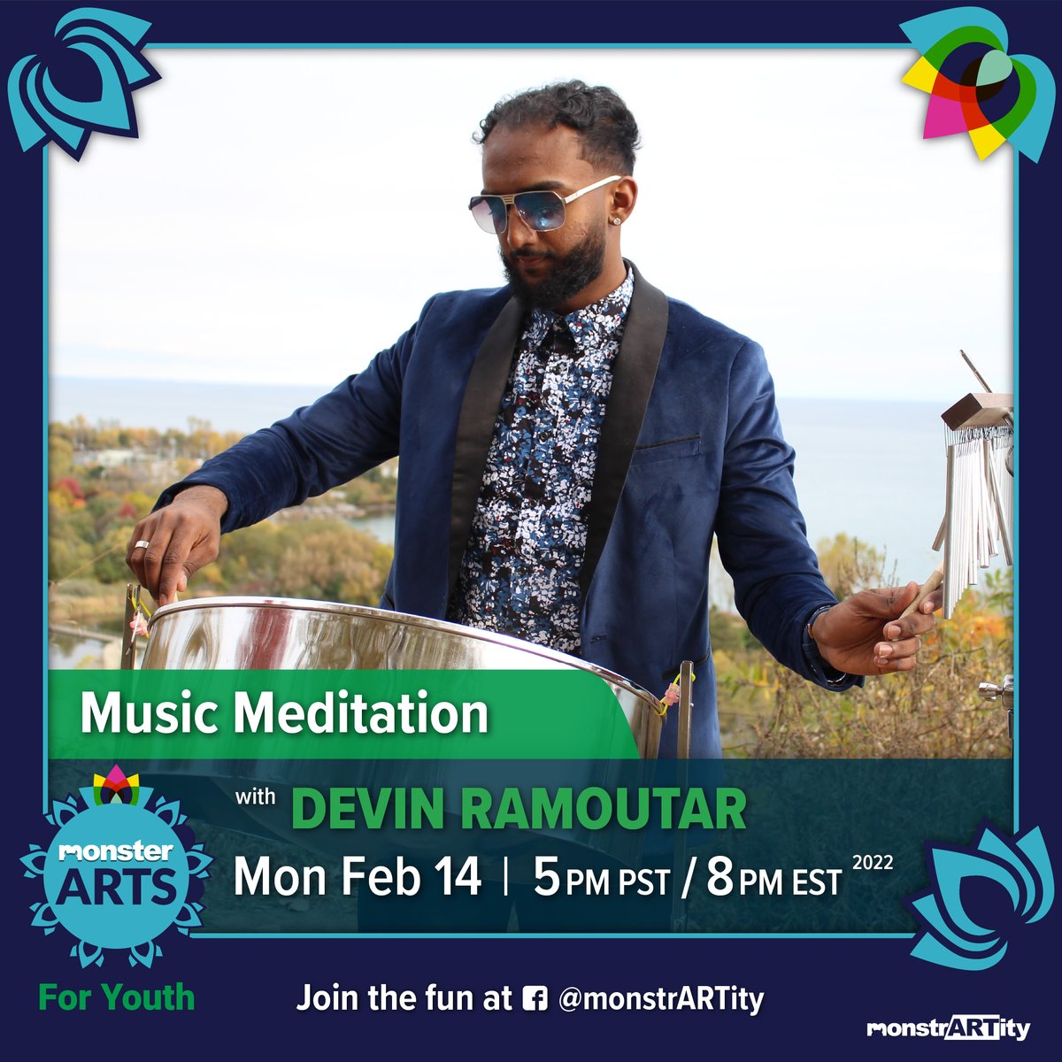 MonstrARTity's tweet photo. Enjoy some South Asian music at this FREE virtual kids workshop! Mon Feb 14 - 5pm PT, 8PM ET on our Facebook page: https://t.co/KZsDVf0Qq2
Devin Ramoutar will play popular songs on South Asian instruments and lead a guided meditation.
Thanks to our funder, @CdnHeritage ! https://t.co/iwjazglCro