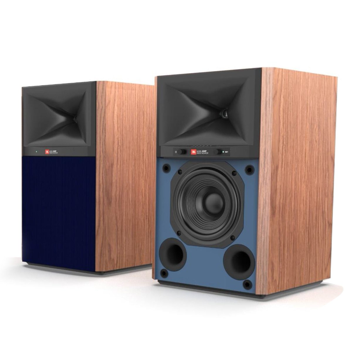 TurntableLab's tweet photo. JBL / 4305P Powered Bookshelf Speakers 

↘ combining JBL's heritage design + furniture grade finish w/ modern functionality (built-in amp, multiple analog+digital inputs, hi-res streaming). pre-order: 

⫸ https://t.co/ZIdmndT05u

@JBLaudio #jblaudio #jbl #jbl75 #ttlhifi https://t.co/OjdSwqOkdB