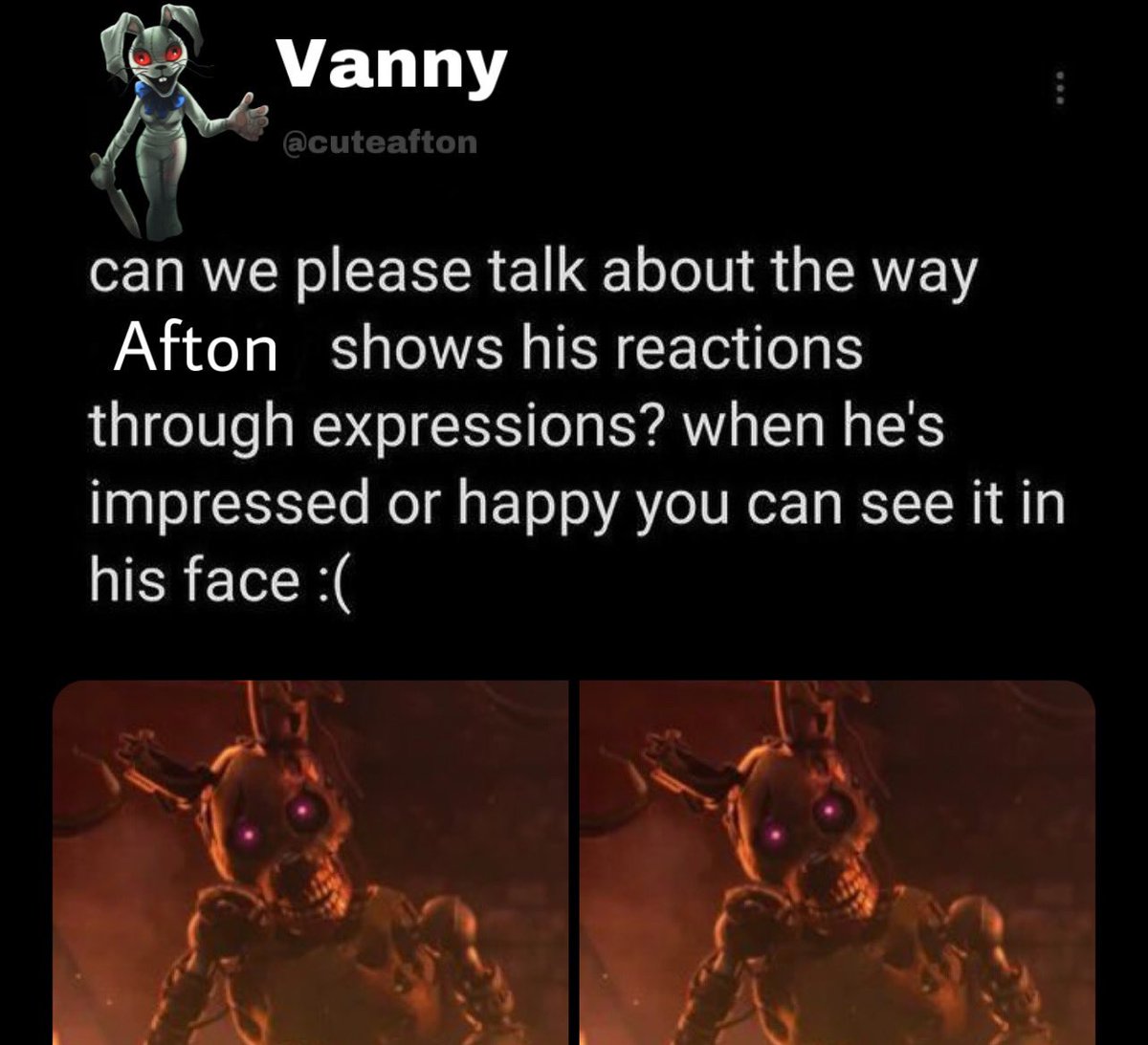 fnaf as posts HIATUS tweet media
